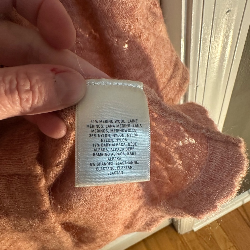 NWT Feathers Bone by Anthropologies lightweight sweater size L - Picture 4 of 8